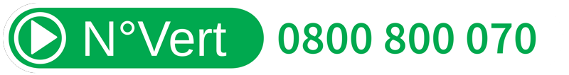 Numéro vert 0800 800 070